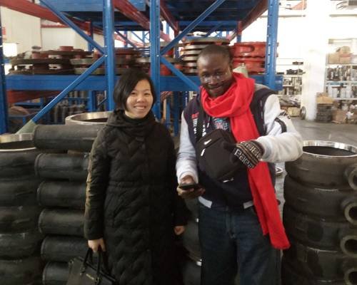 DR Congo client visited our factory in 2017